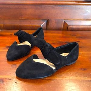 Black GB Girls Flats